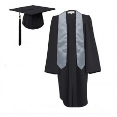 5 x Children's Graduation Gown and Stole Sets in Matt Finish (7-13yrs)